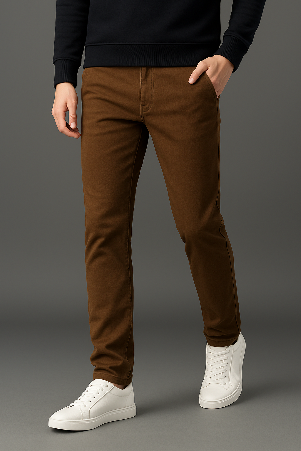 Pantalones chinos elásticos para hombre – comodidad y corte atemporal