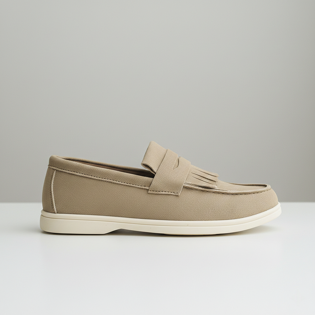 Mocasines Híbridos "Riviera" con Flecos y Suela Sneaker