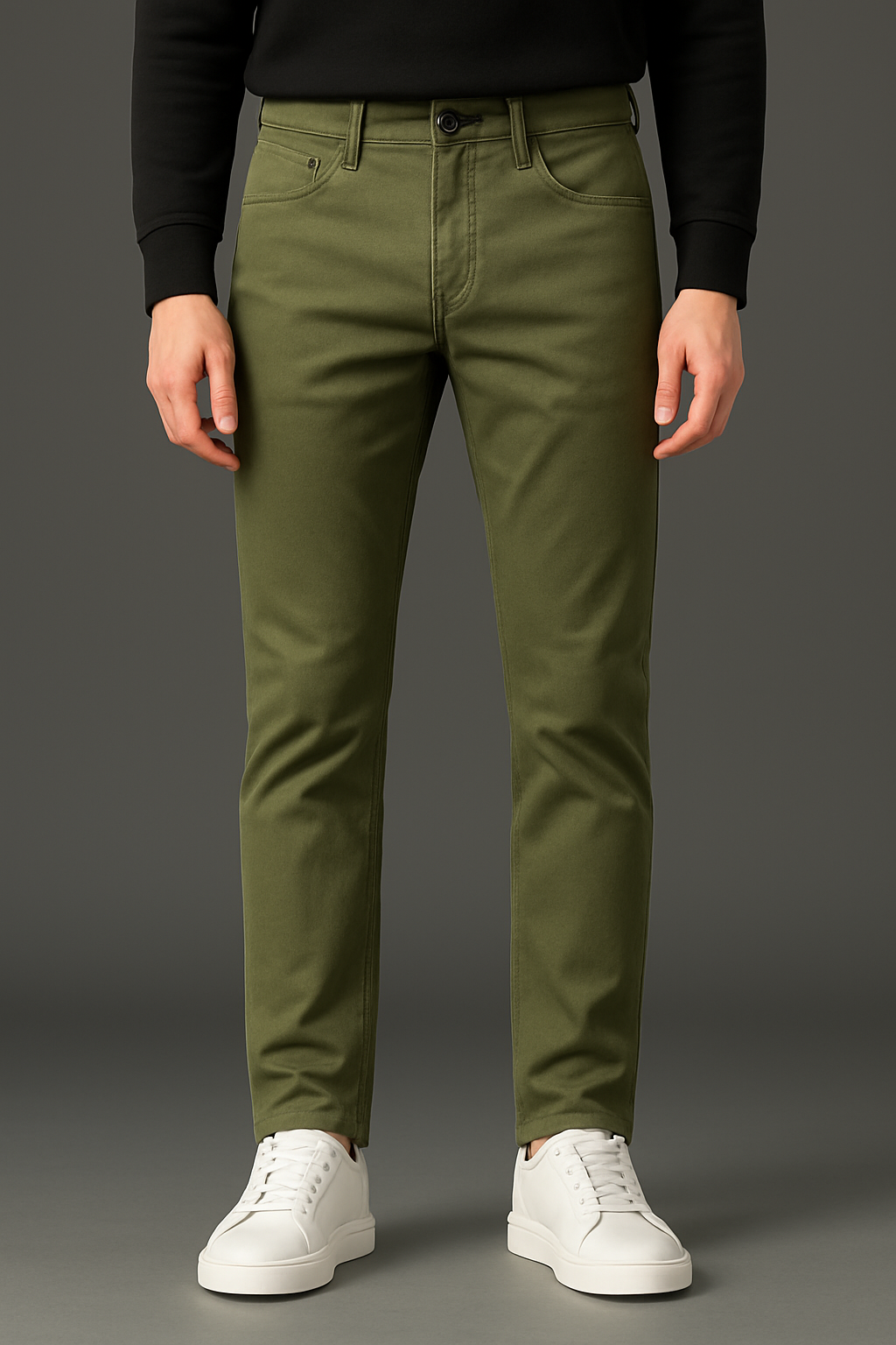 Pantalones chinos elásticos para hombre – comodidad y corte atemporal