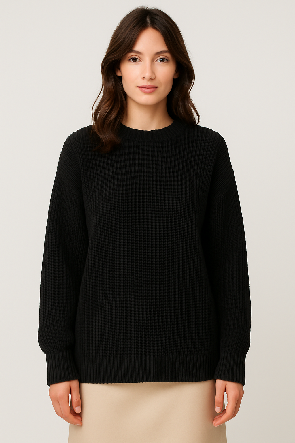 Jersey oversize para mujer – comodidad suave y elegancia nórdica