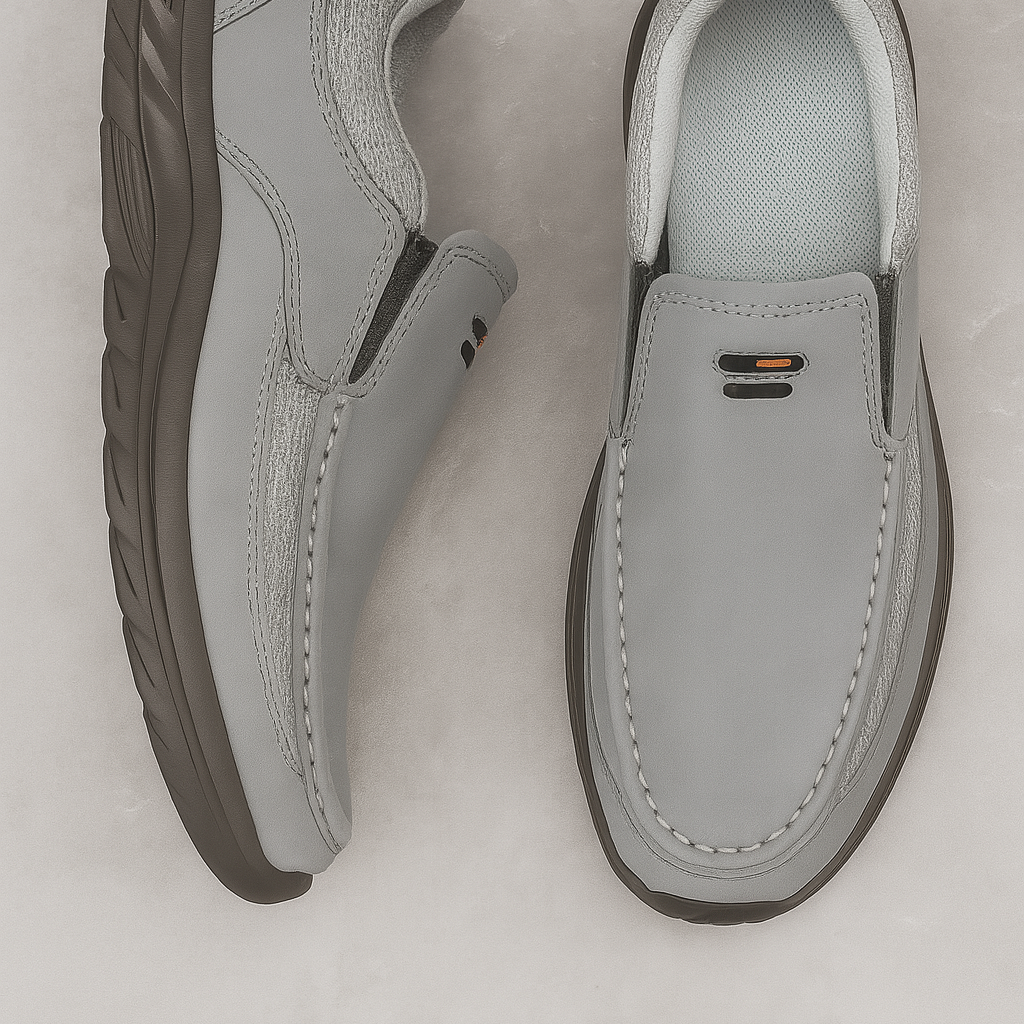 Herre loafers i åndbart læder – komfort & klassisk stil