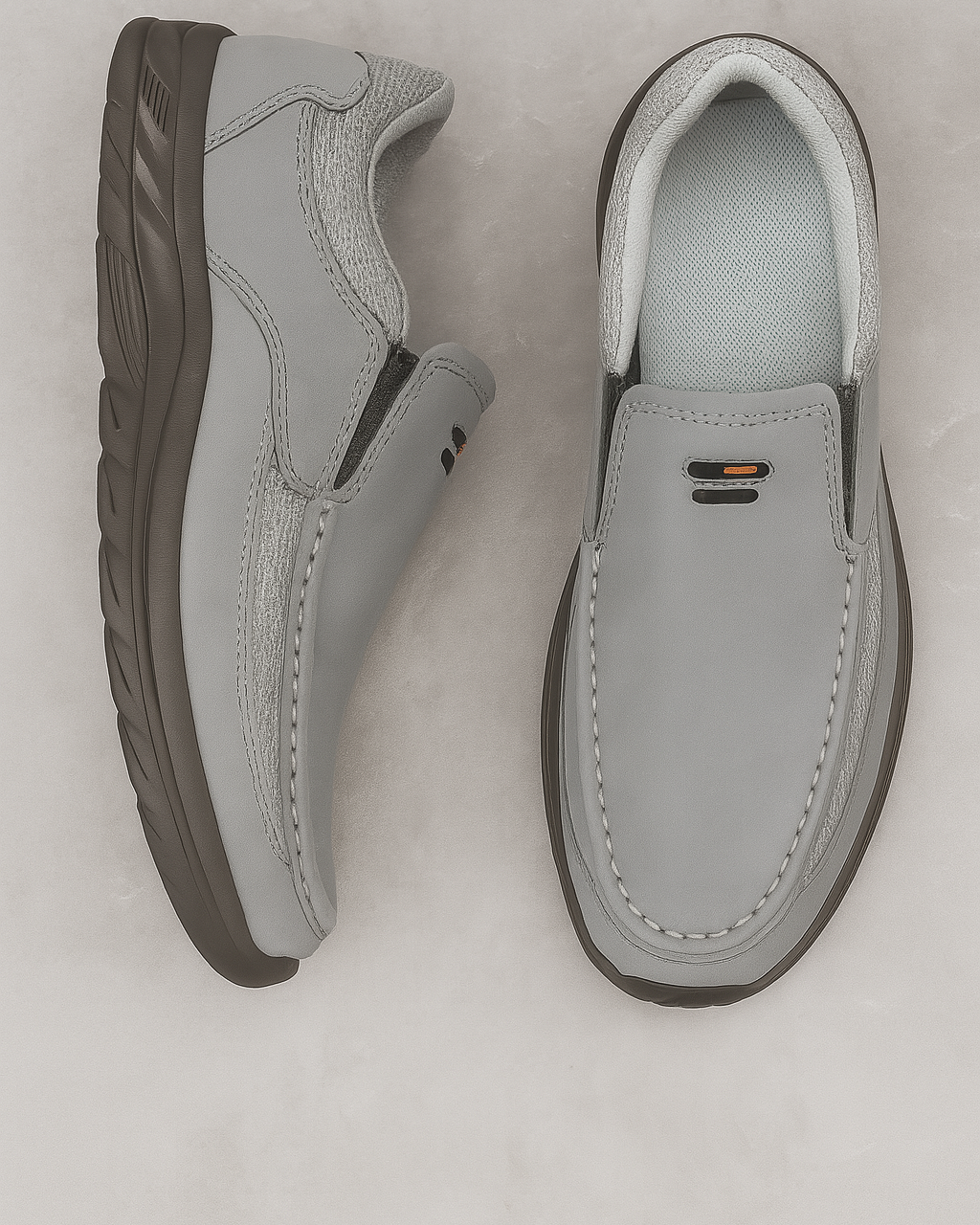 Herre loafers i åndbart læder – komfort & klassisk stil