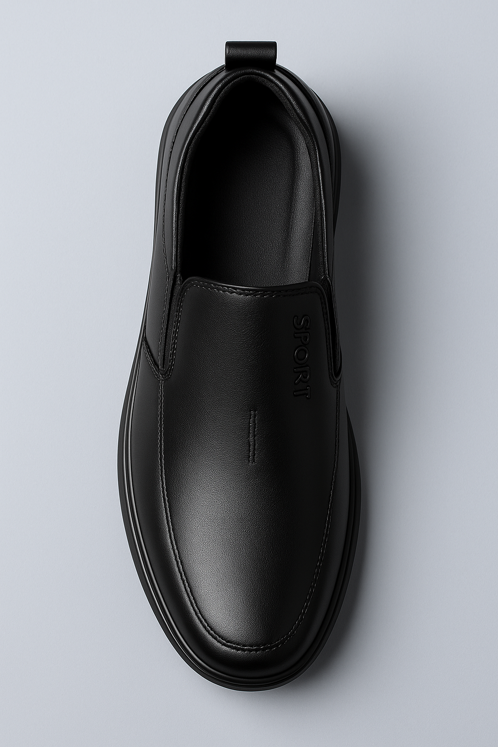 Herre loafers i PU læder – business & fritid komfor