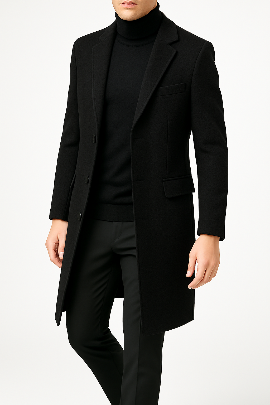 Abrigo de lana para hombre – elegancia clásica y diseño atemporal