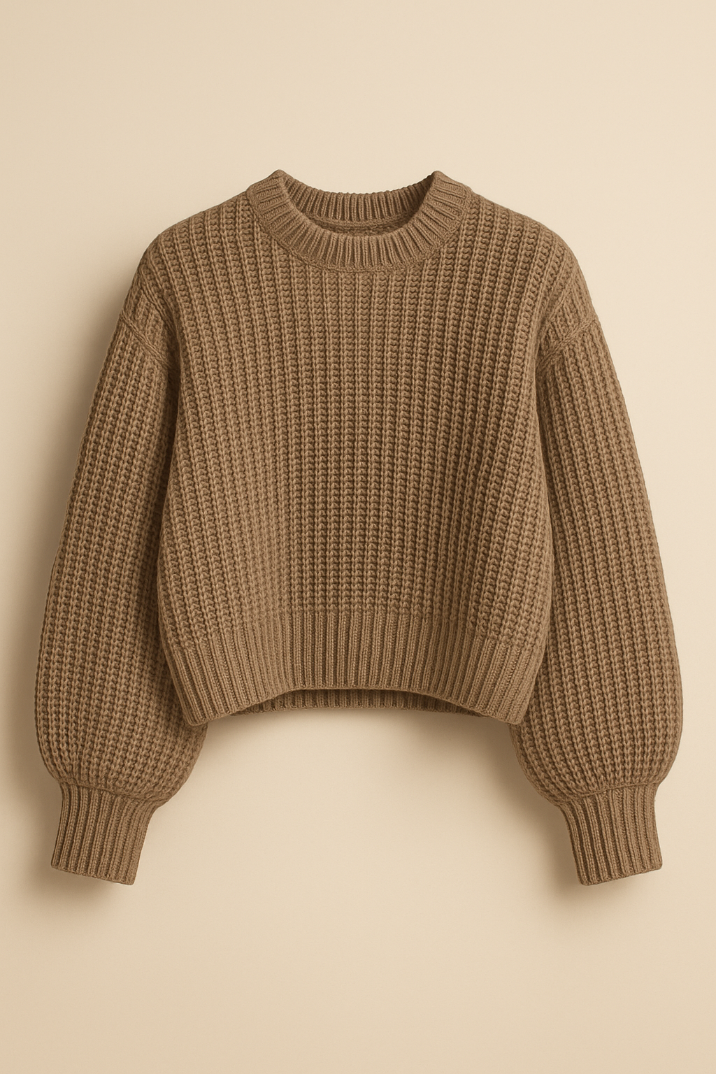 Chunky high-neck sweater – oversized komfort & tidløs stil