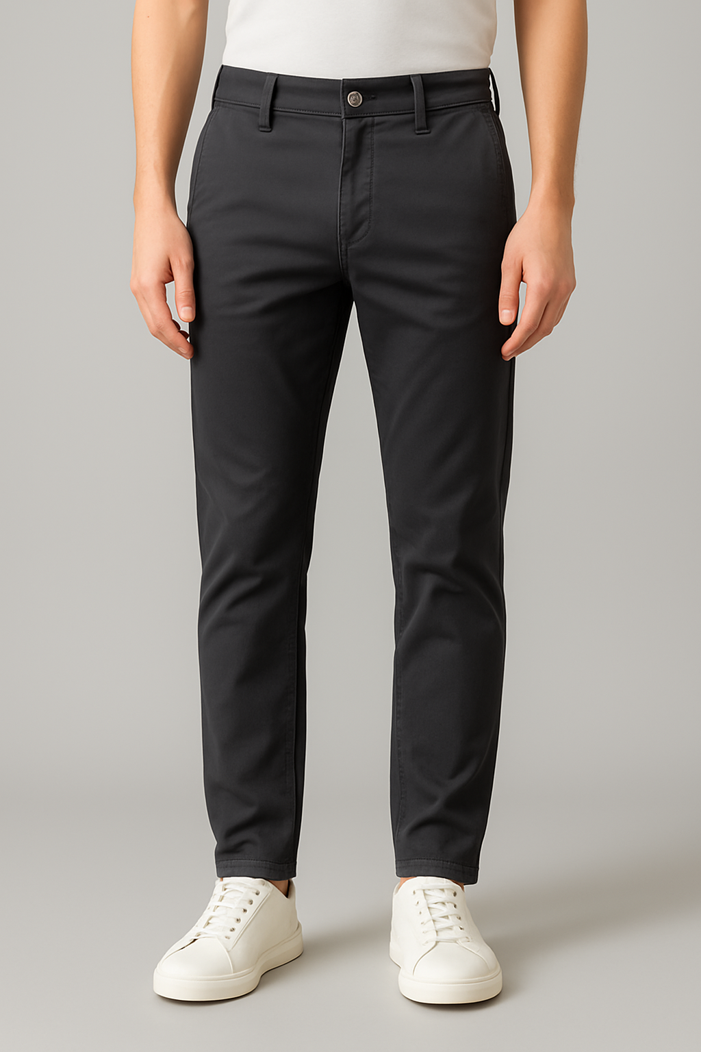 Pantalones de traje slim fit para hombre – estilo business casual y comodidad moderna