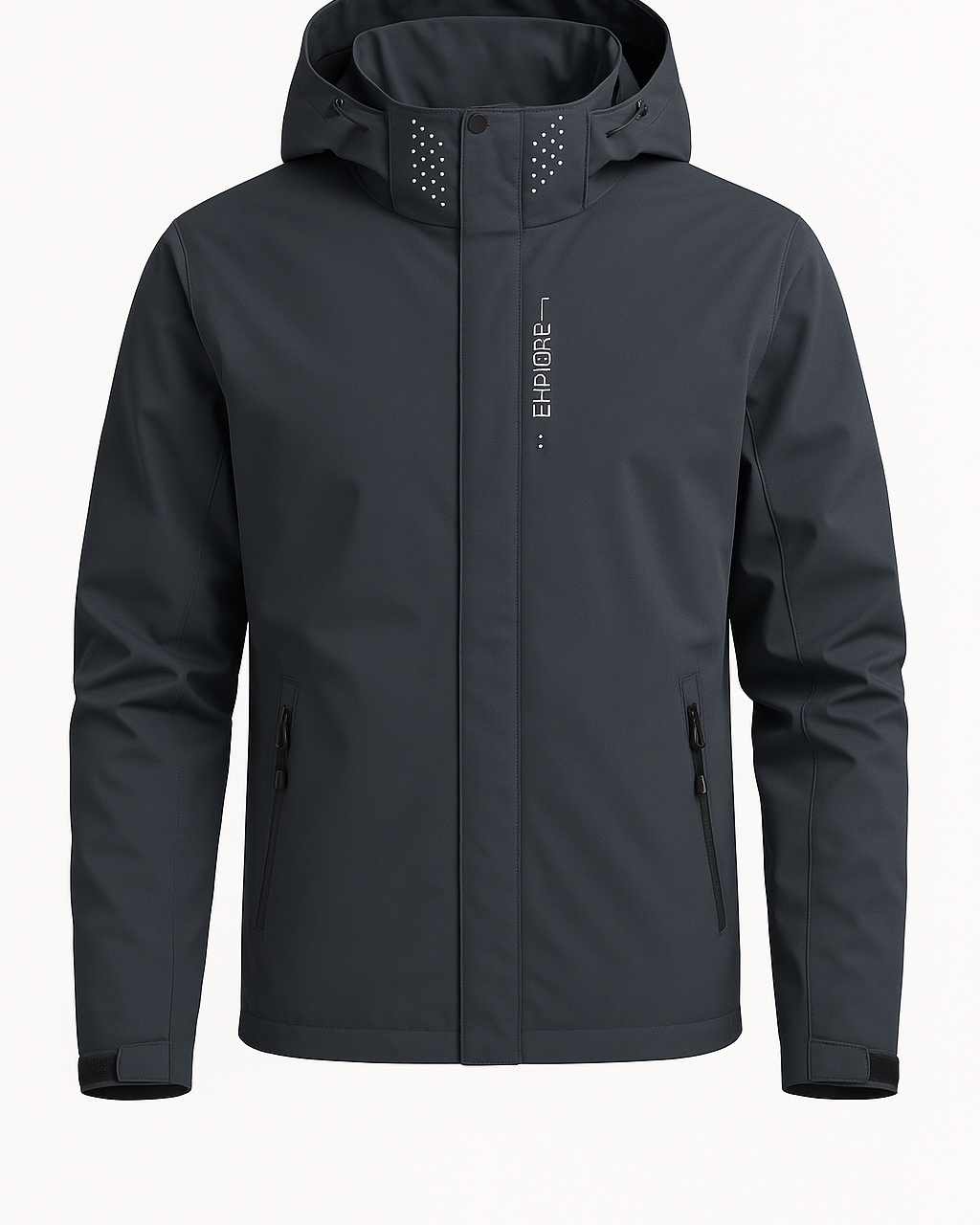 Chaqueta impermeable para hombre con capucha – ligera, cortaviento y estilo urbano