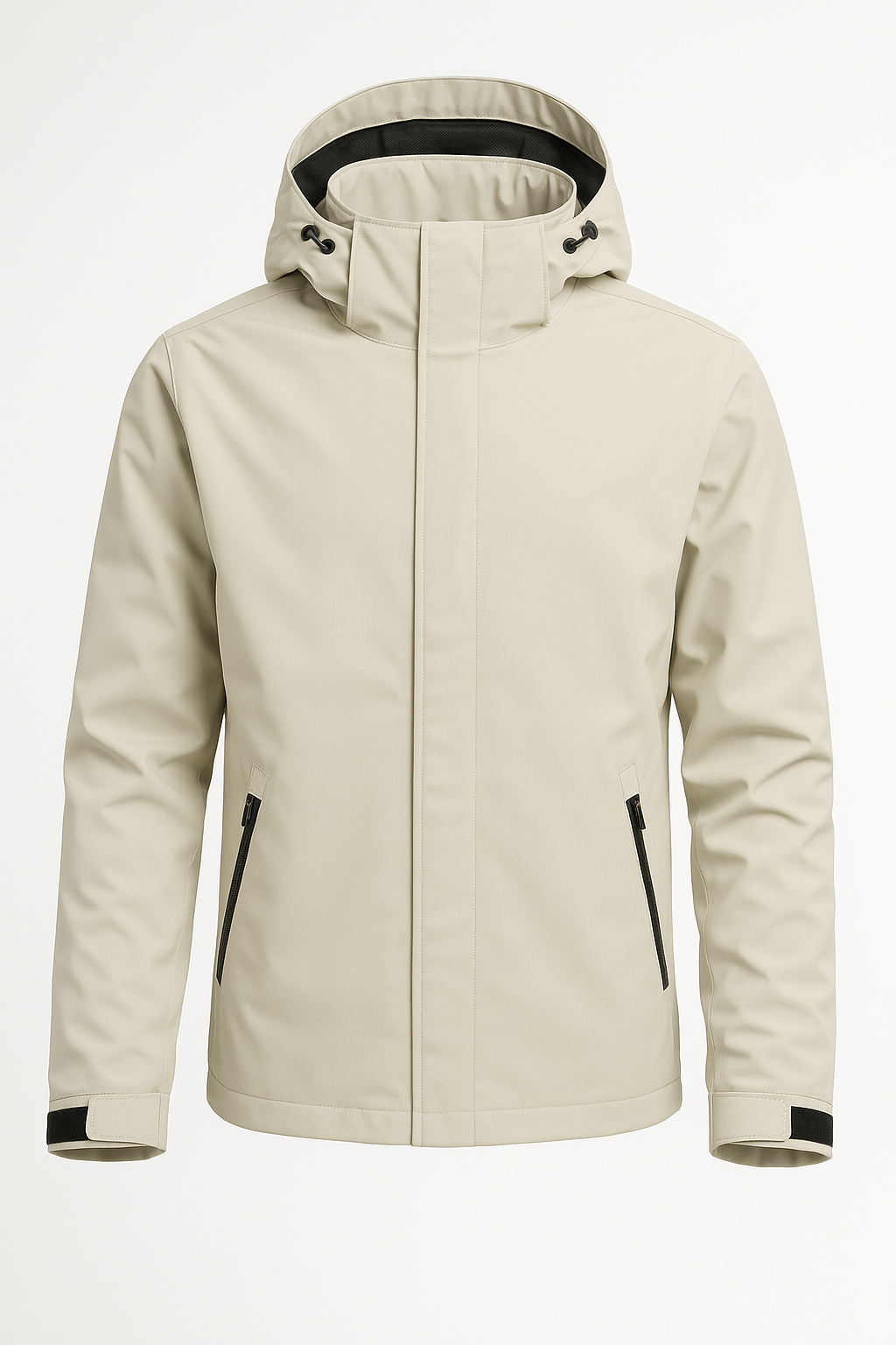 Chaqueta impermeable para hombre con capucha – ligera, cortaviento y estilo urbano