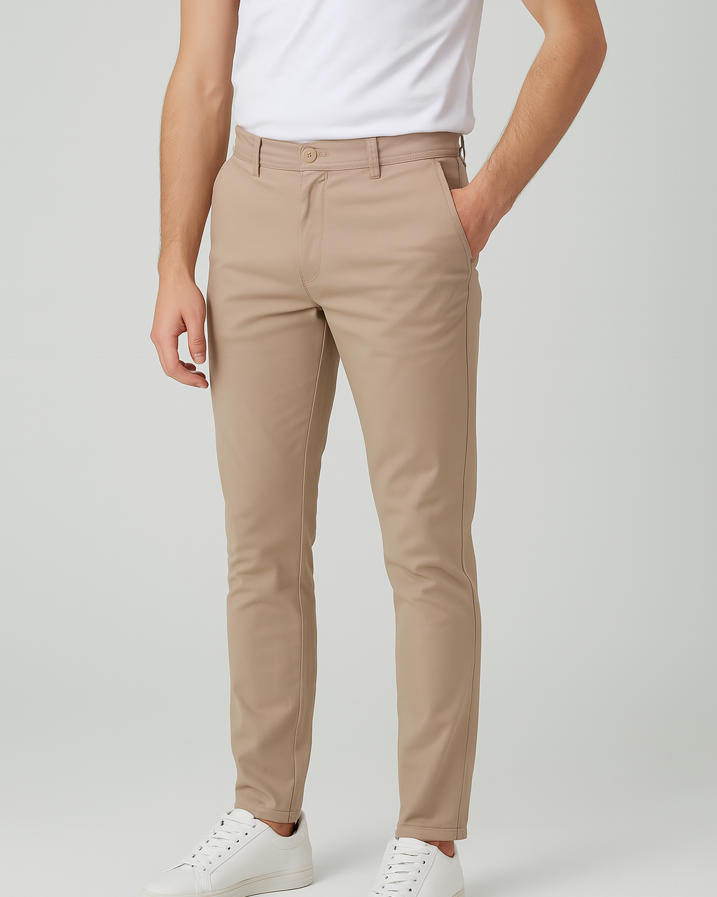 Herre chinos med stretch – moderne komfort & tidløs stil