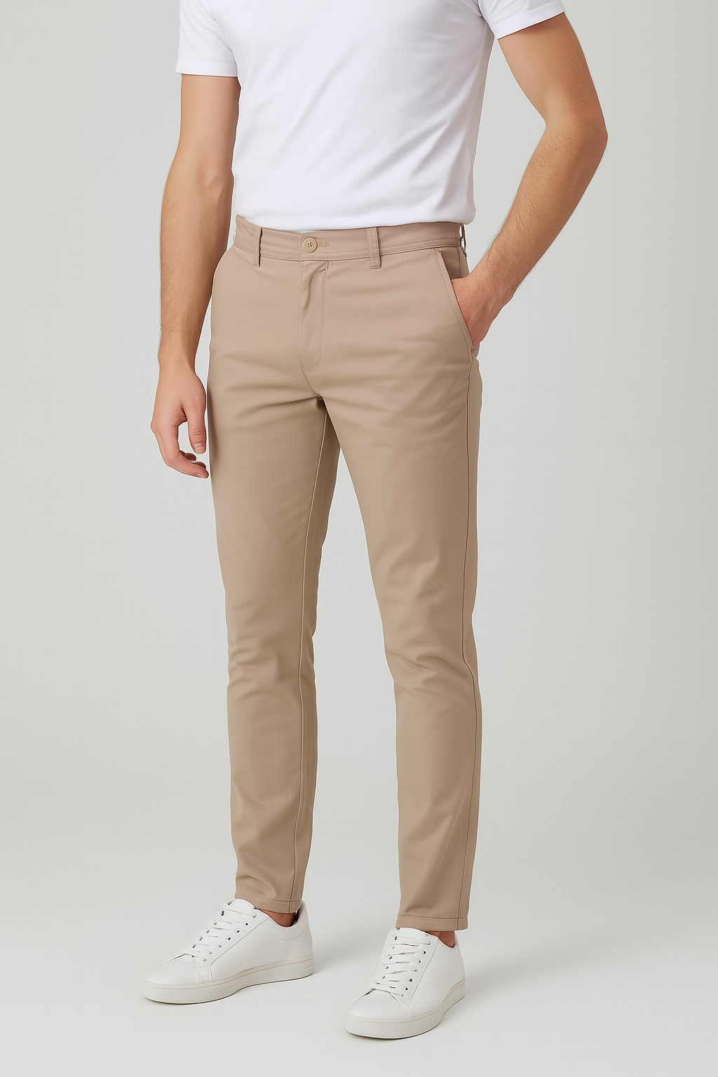 Herre chinos med stretch – moderne komfort & tidløs stil