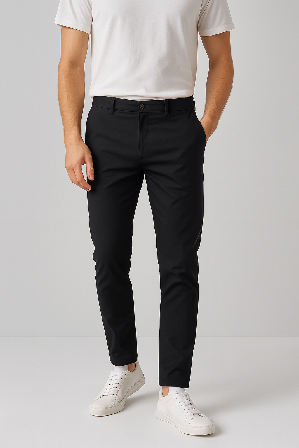 Pantalones chinos elásticos para hombre – comodidad moderna y estilo atemporal