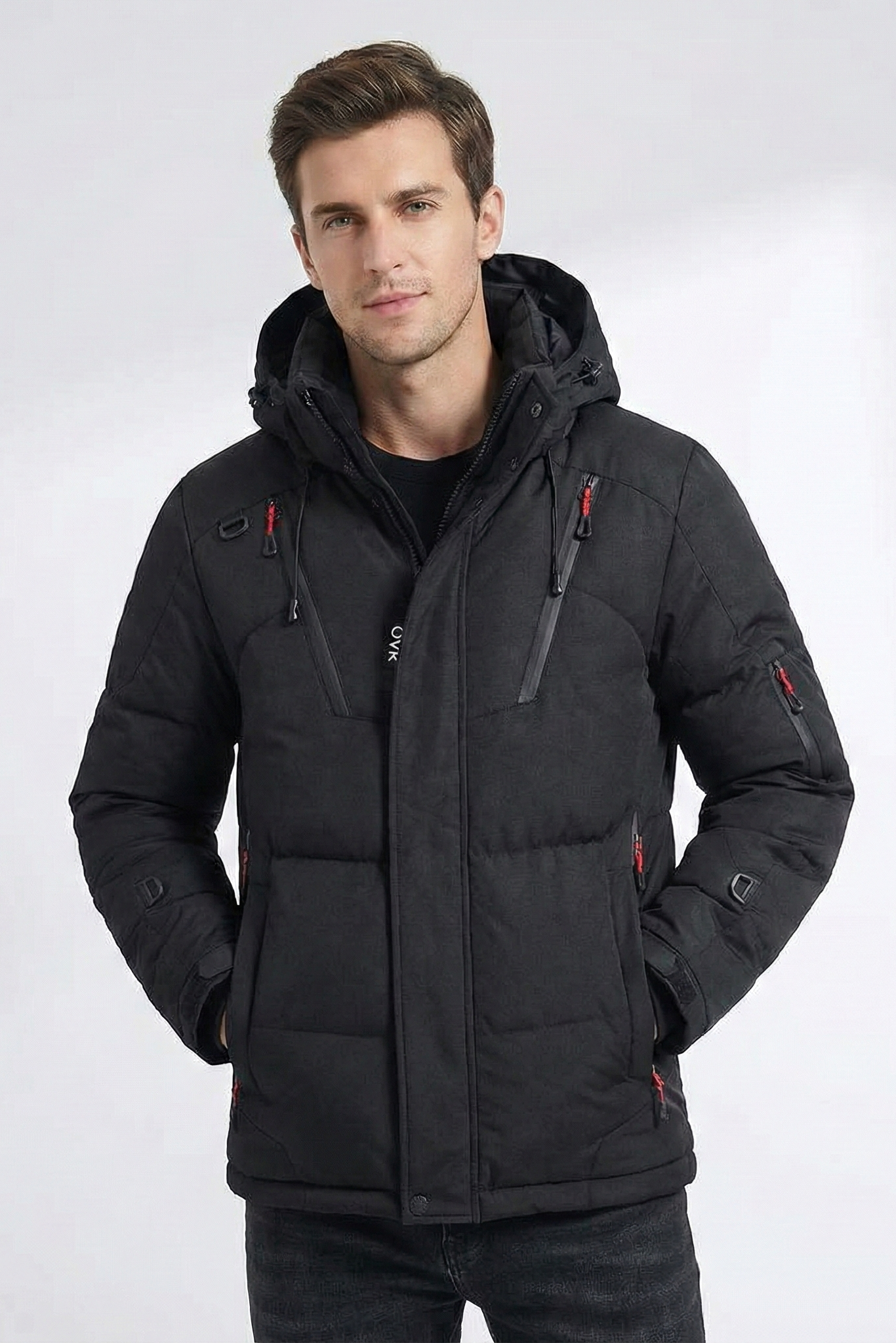 Parka Outdoor Masculina – Diseño Acolchado y Resistente