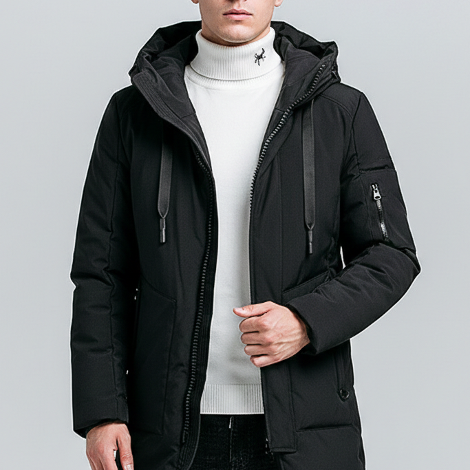 Berlin Parka de Entretiempo | Abrigo Urbano con Bolsillo en Manga