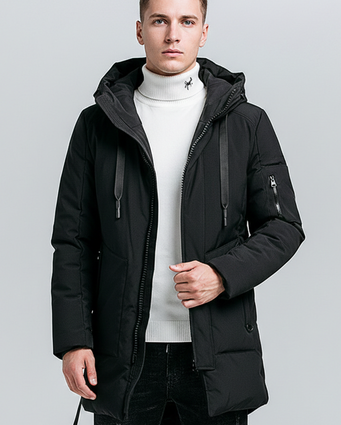 Berlin Parka de Entretiempo | Abrigo Urbano con Bolsillo en Manga