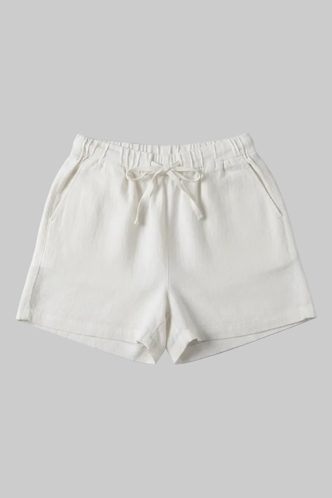 Pantalón Corto de Lino y Algodón – Confort Casual