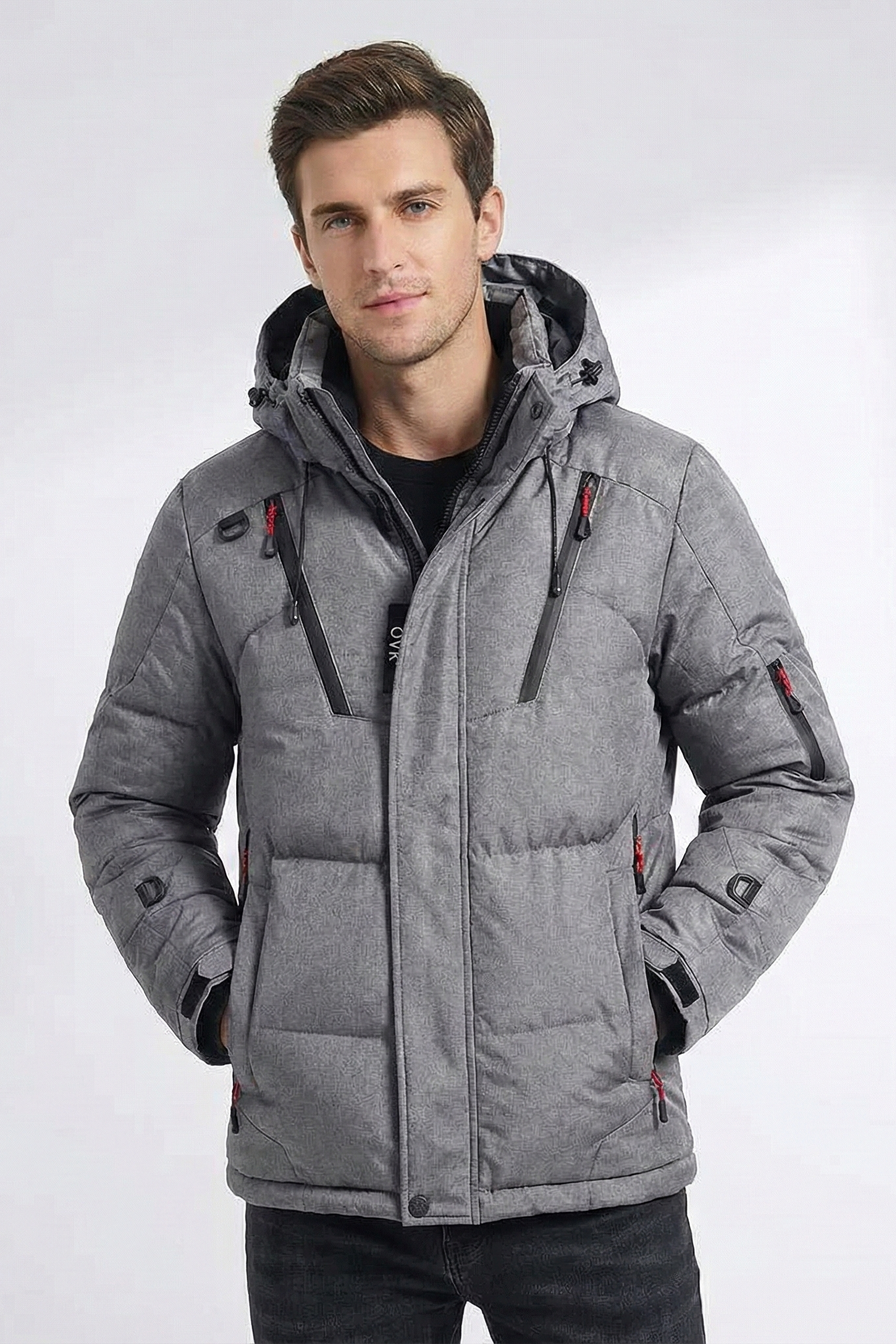 Parka Outdoor Masculina – Diseño Acolchado y Resistente