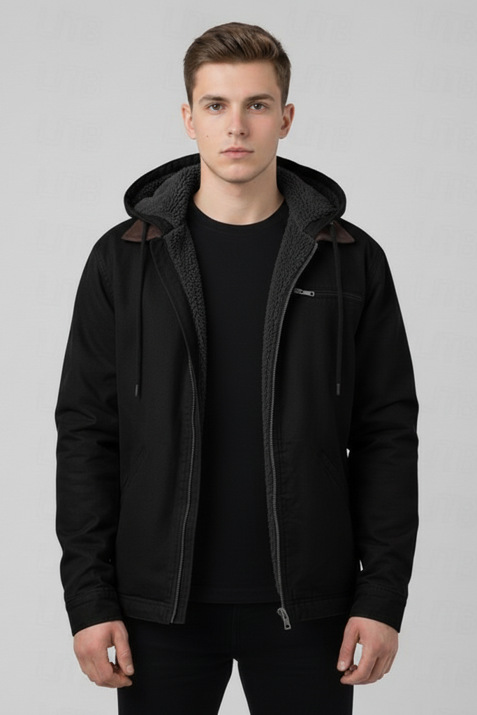 Chaqueta estilo vintage para hombre con interior térmico