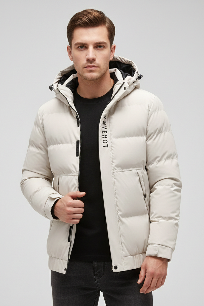 Chaqueta "Patchwork" con Interior de Borrego – Abrigo de Diseño Híbrido