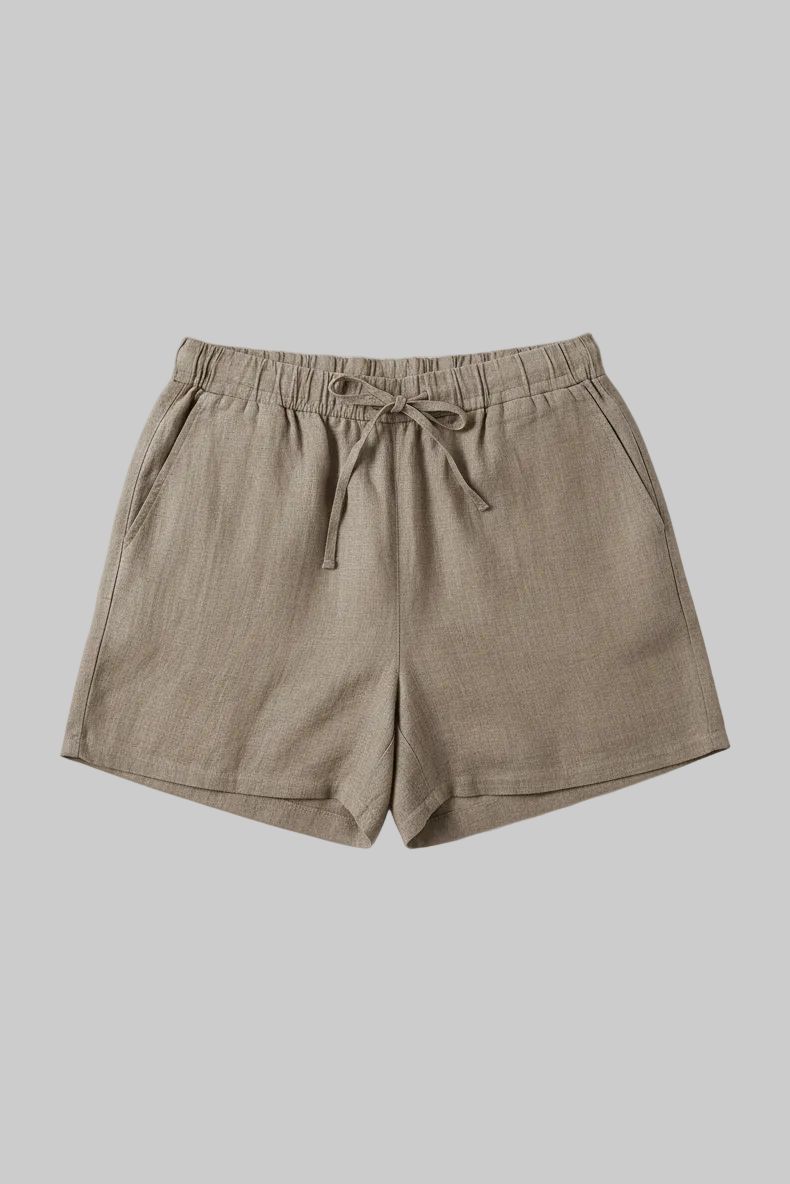 Pantalón Corto de Lino y Algodón – Confort Casual