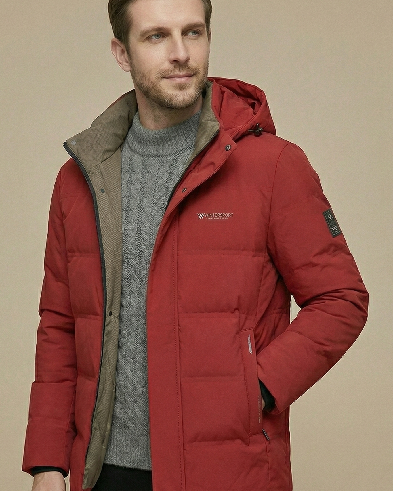Chaqueta de Invierno Técnica con Forro Polar – Abrigo Acolchado "Winter Sport"
