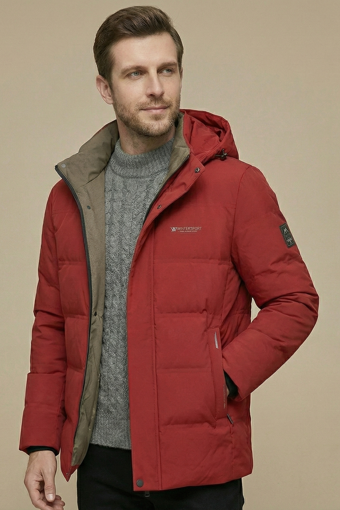 Chaqueta de Invierno Técnica con Forro Polar – Abrigo Acolchado "Winter Sport"