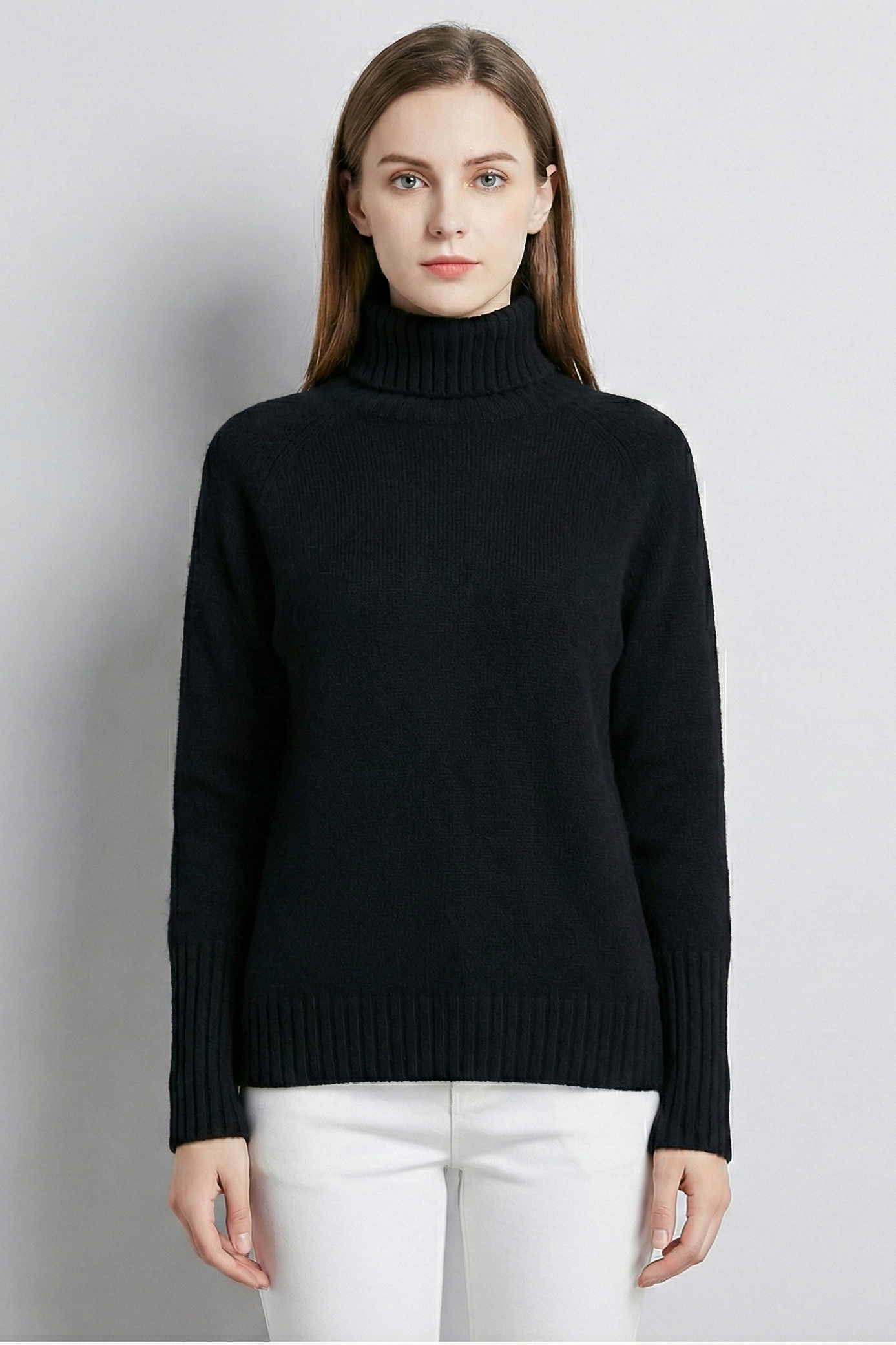 Jersey de Punto con Cuello Cisne – Básico de Armario Premium