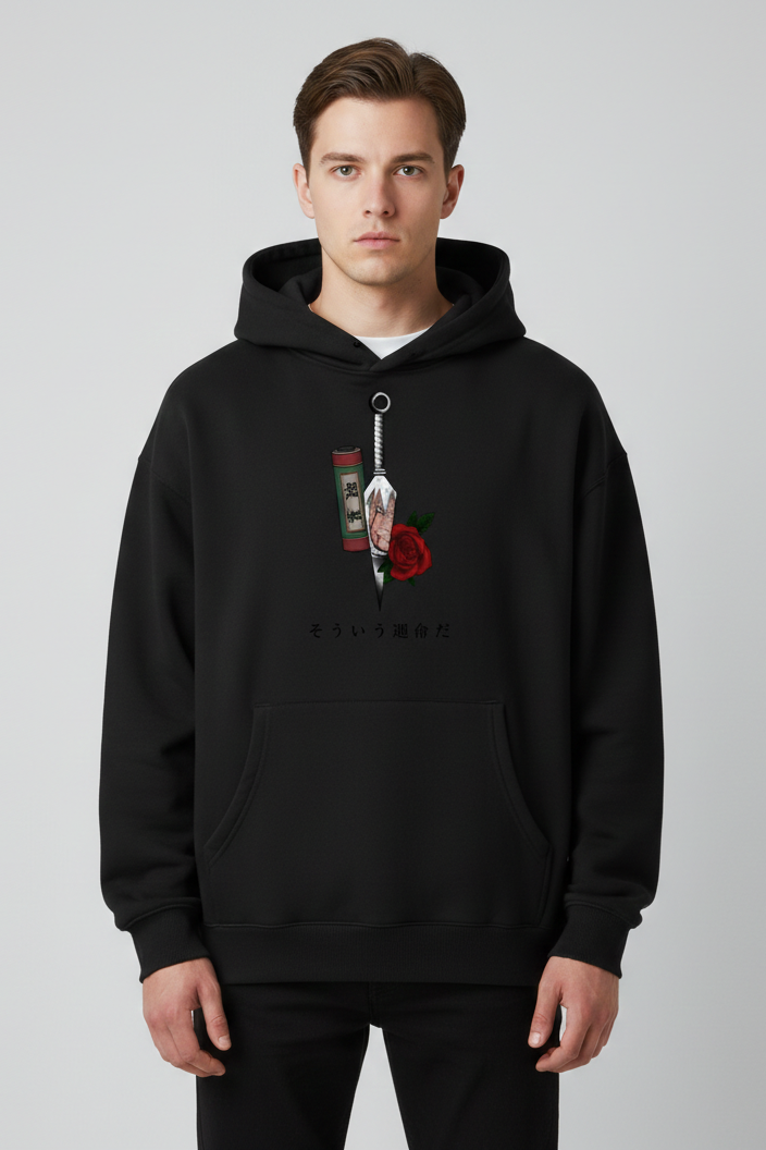 Sudadera con Capucha "Anime" – Estilo Streetwear Japonés