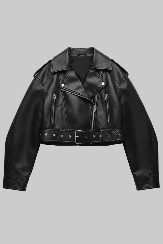 Cazadora Biker Corta – Estilo Motero Clásico