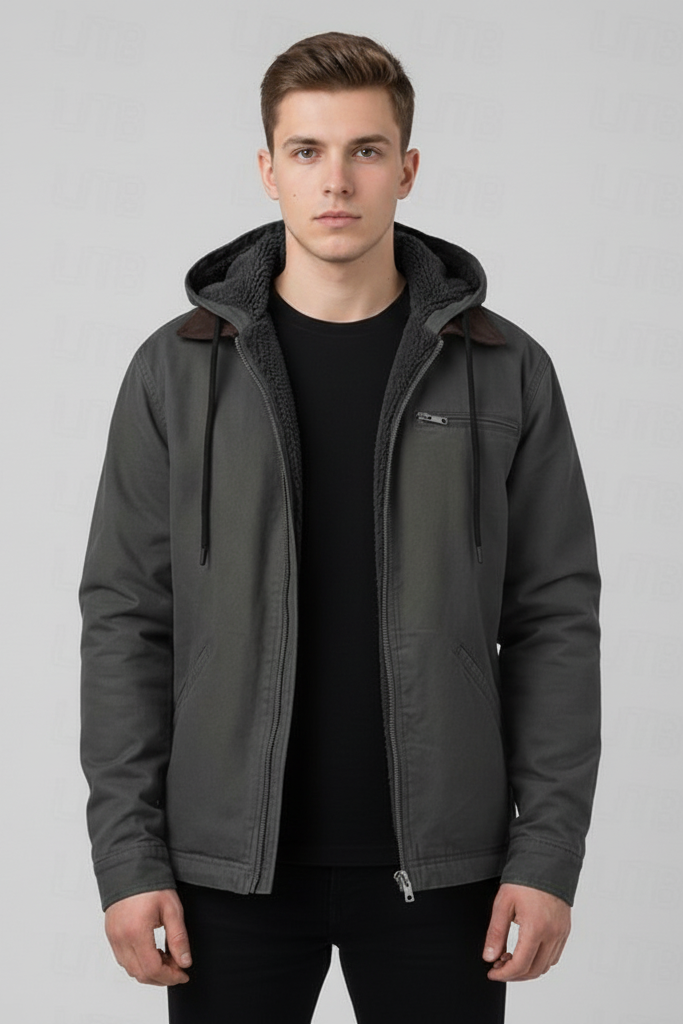 Chaqueta estilo vintage para hombre con interior térmico