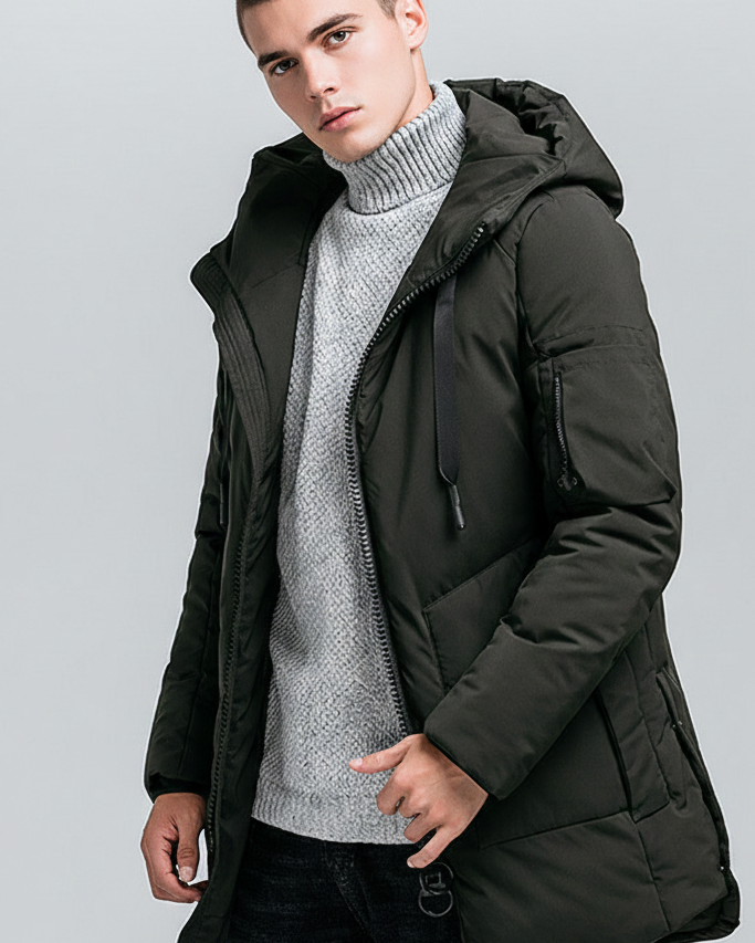 Berlin Parka de Entretiempo | Abrigo Urbano con Bolsillo en Manga