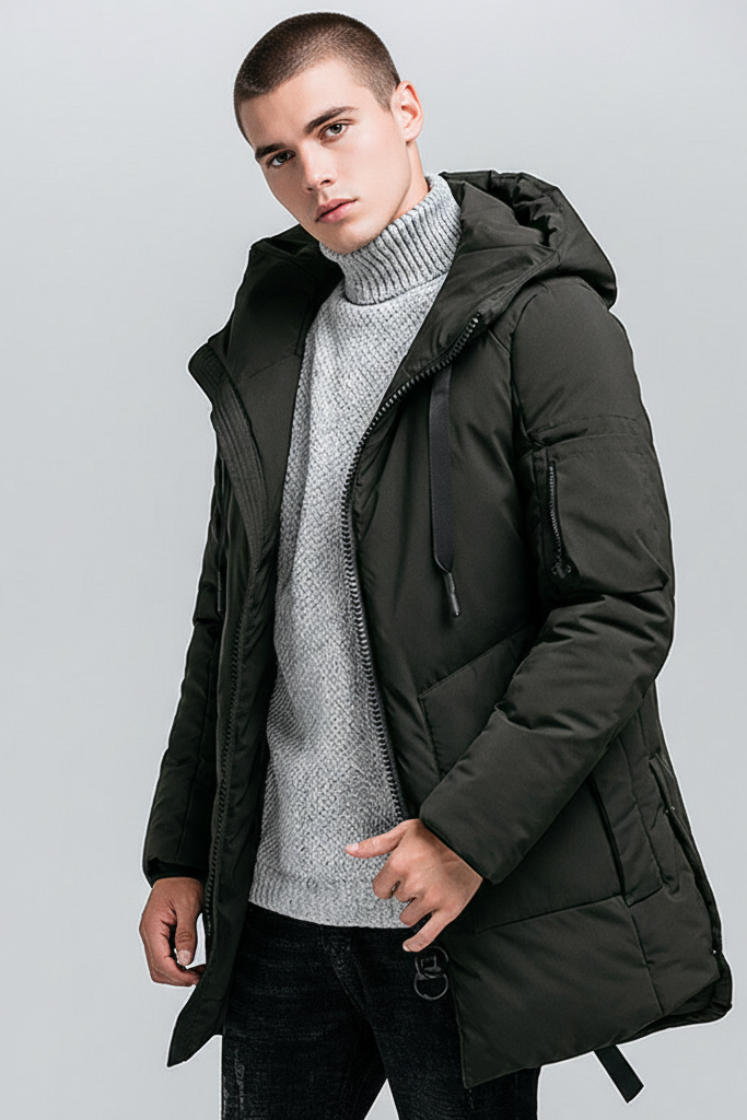 Berlin Parka de Entretiempo | Abrigo Urbano con Bolsillo en Manga