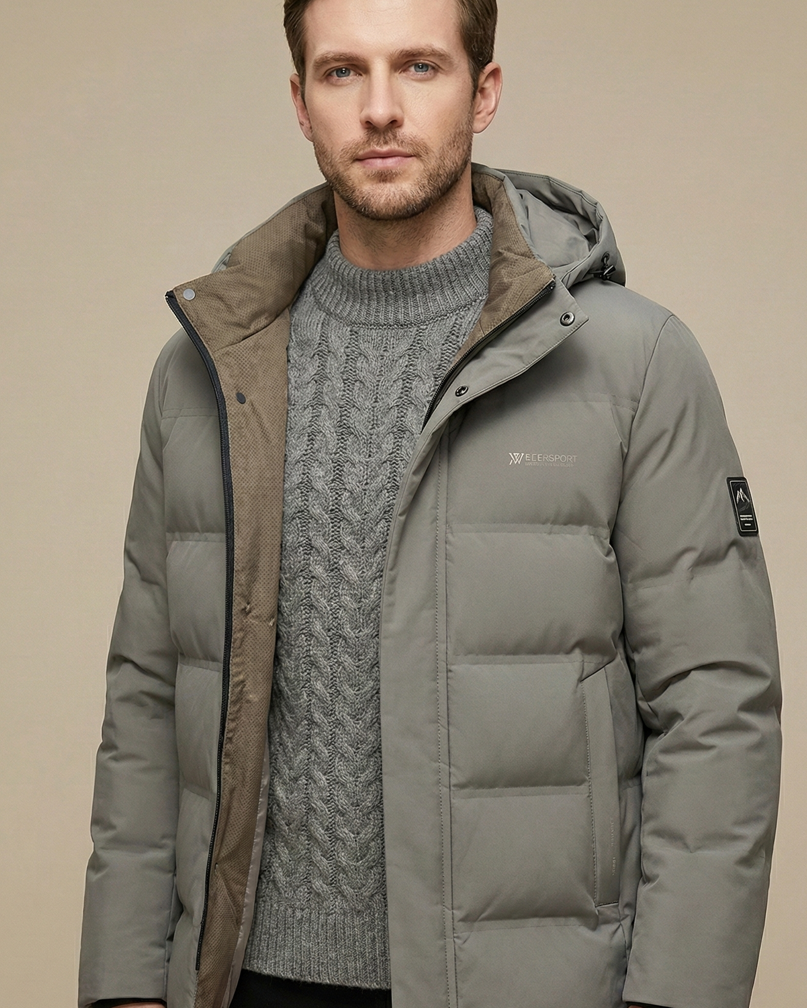 Chaqueta de Invierno Técnica con Forro Polar – Abrigo Acolchado "Winter Sport"