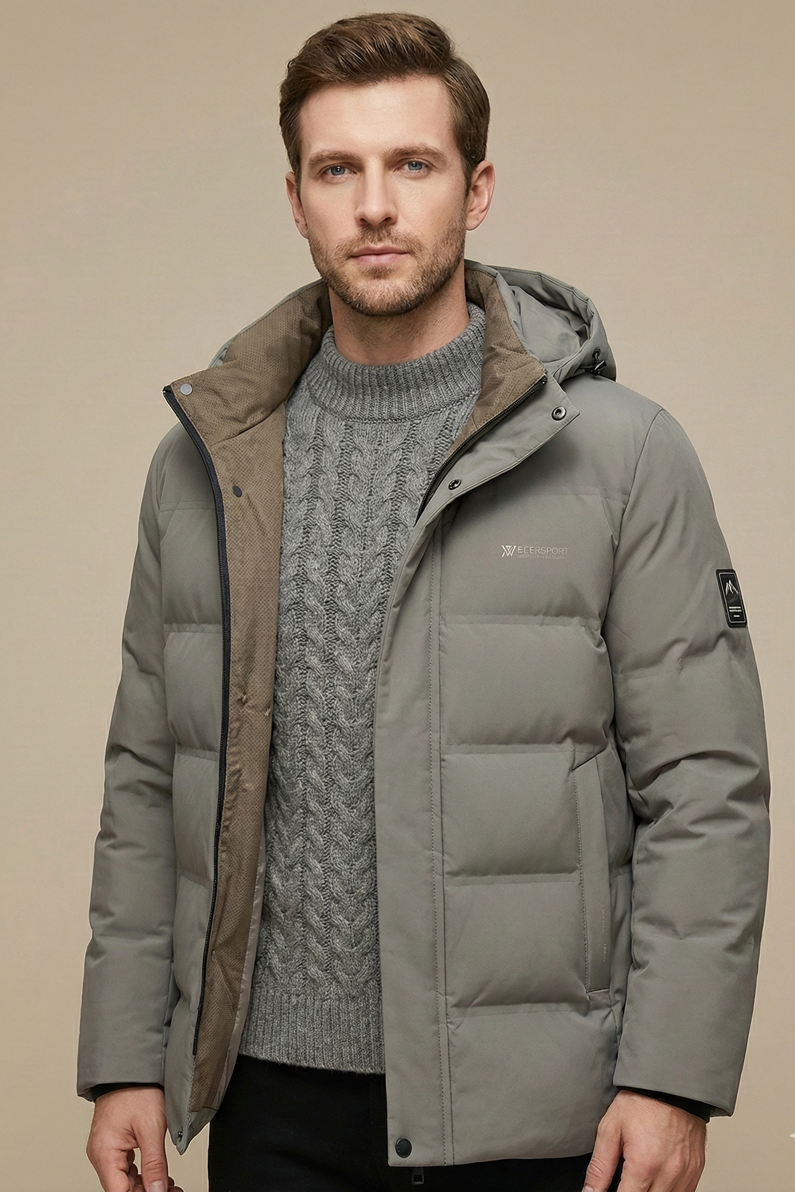 Chaqueta de Invierno Técnica con Forro Polar – Abrigo Acolchado "Winter Sport"