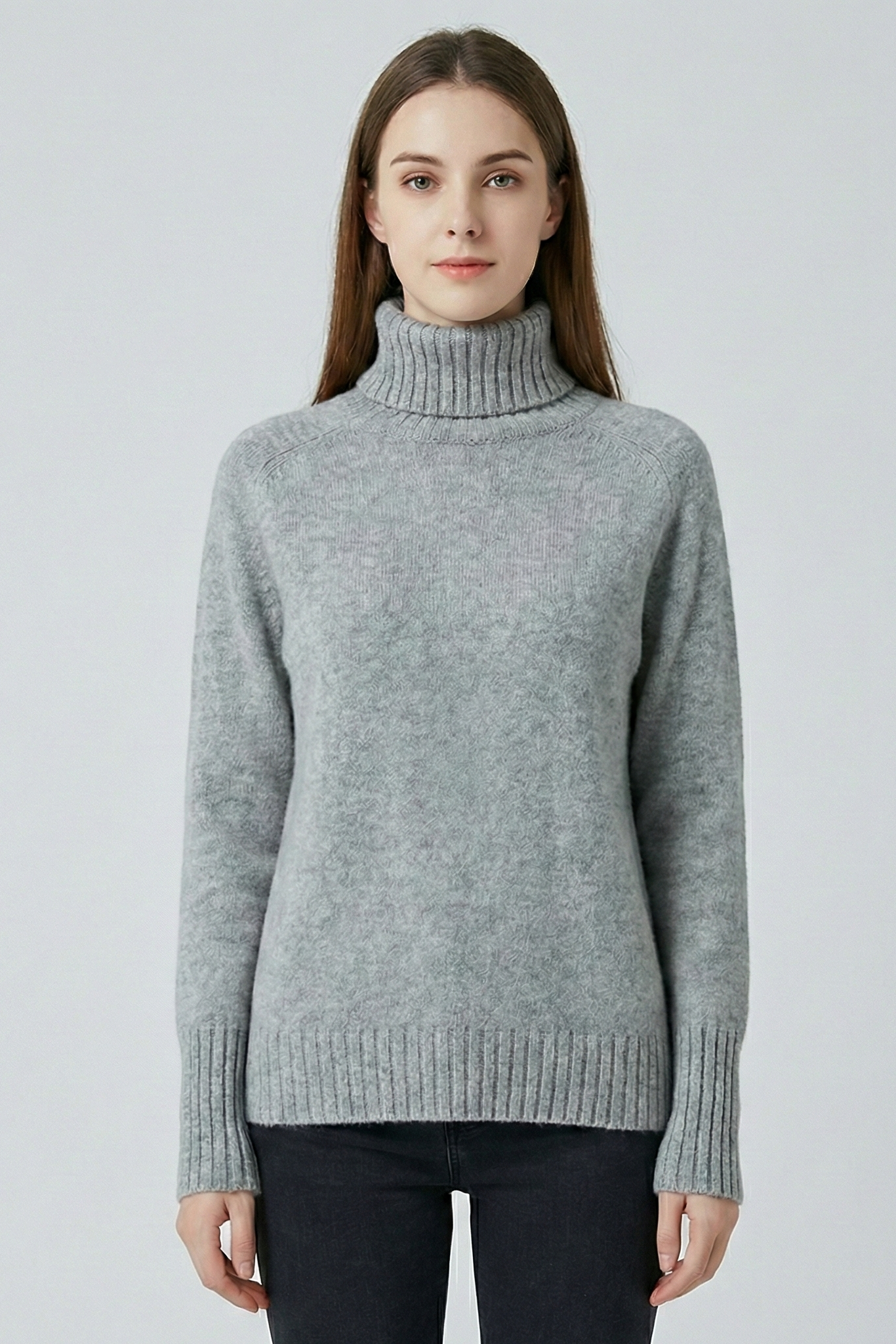 Jersey de Punto con Cuello Cisne – Básico de Armario Premium