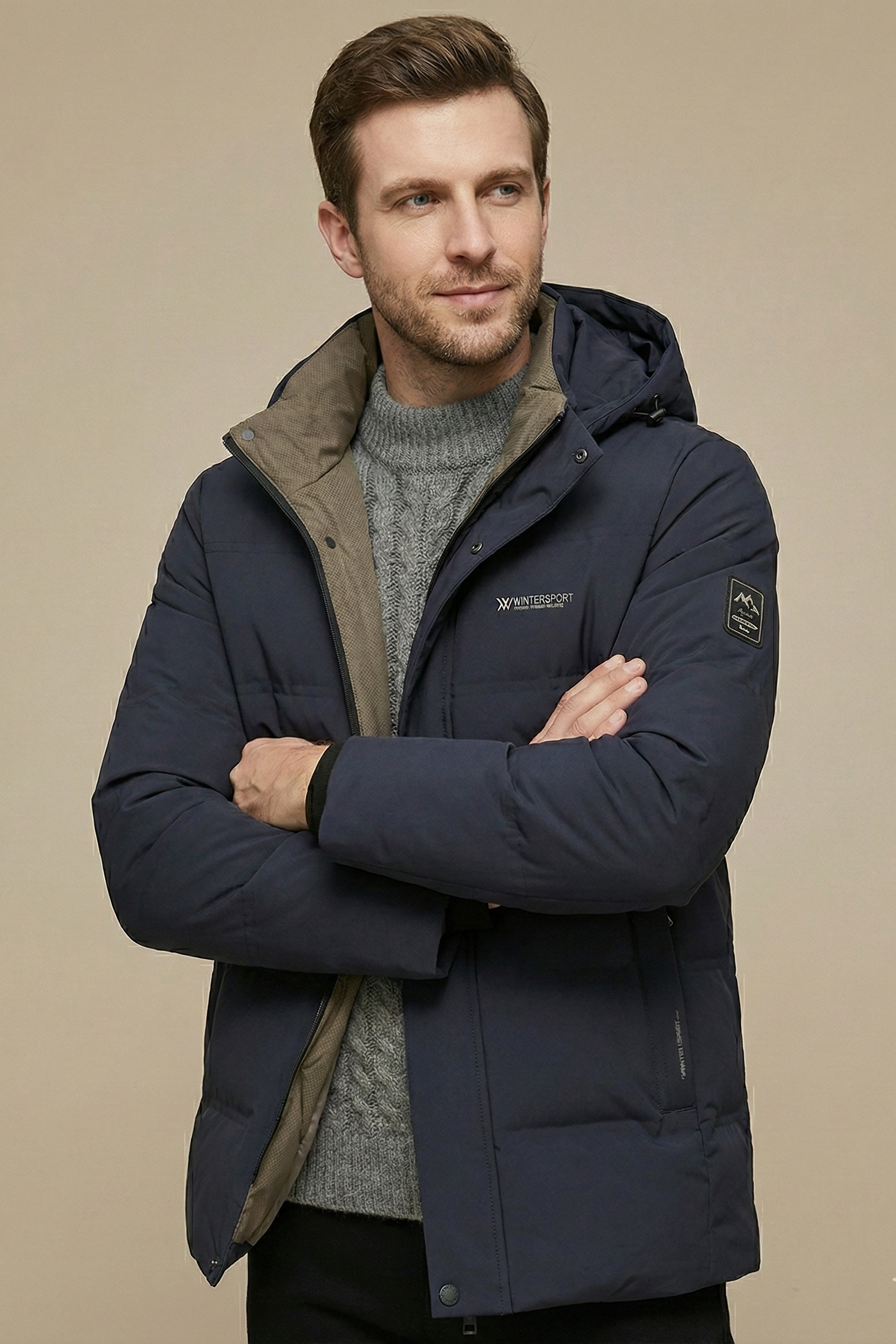 Chaqueta de Invierno Técnica con Forro Polar – Abrigo Acolchado "Winter Sport"