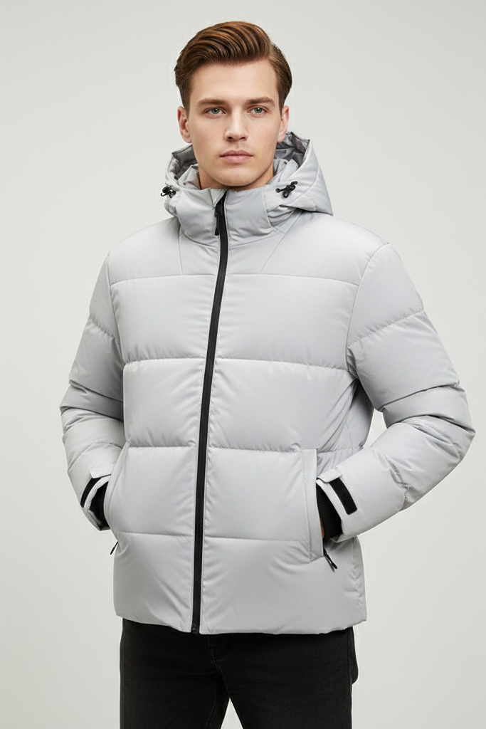 Yukon Chaqueta Invierno Hombre | Plumífero Térmico con Puños Ajustables