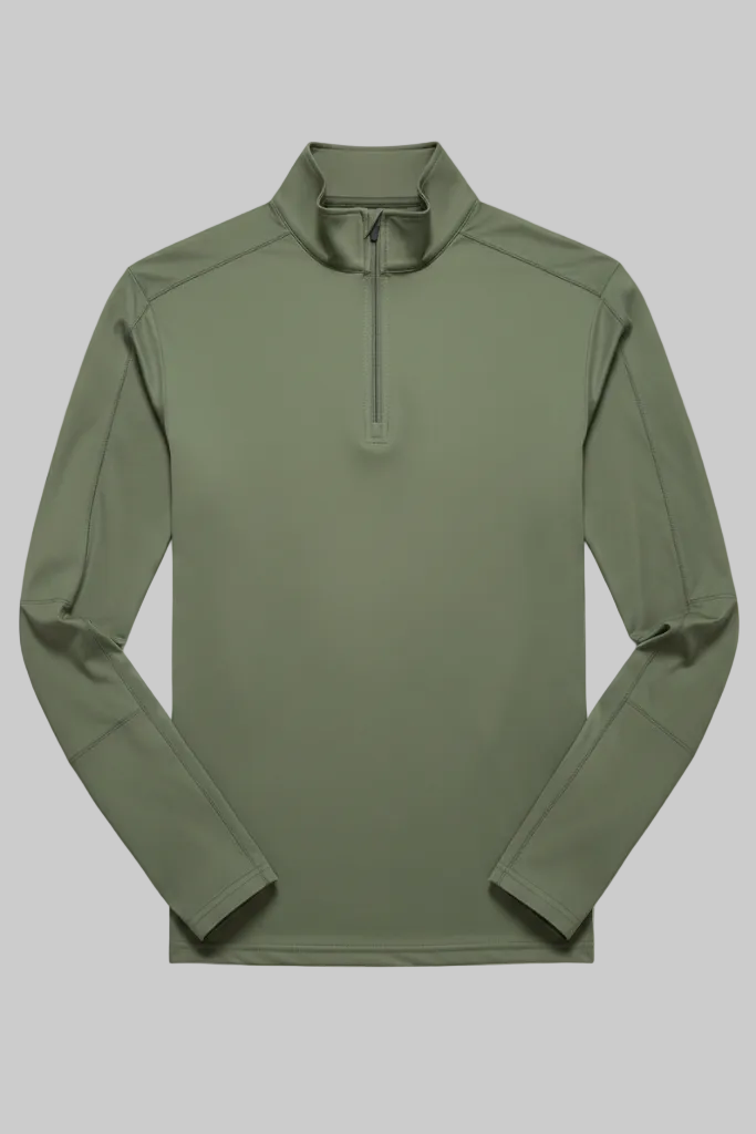 Camiseta Técnica de Manga Larga con Media Cremallera – Protección UV