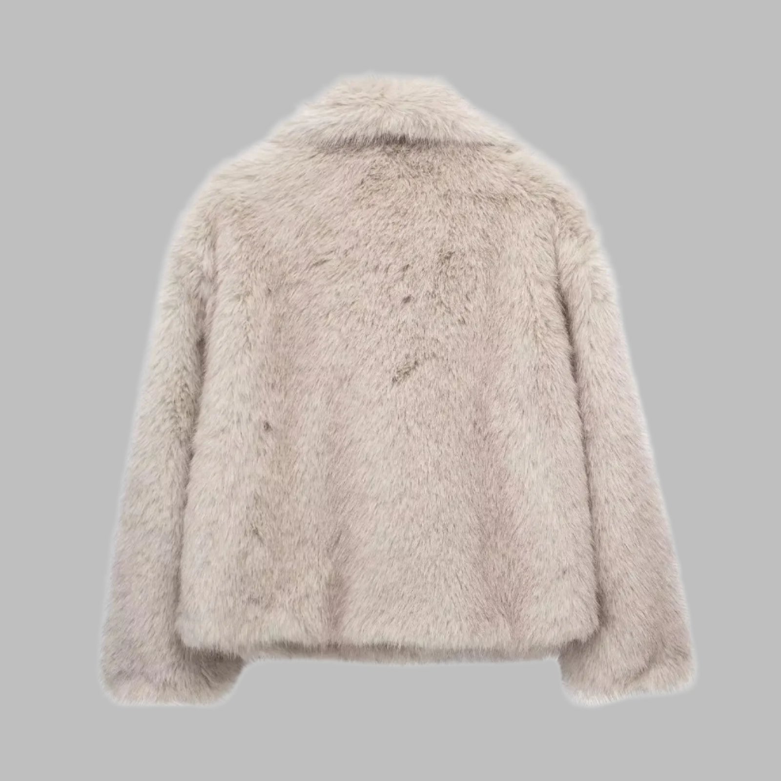 Abrigo de pelo sintético de lujo – elegancia y calidez en perfecta armonía