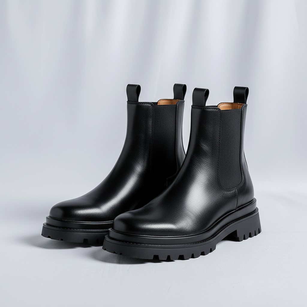 Botas Chelsea "London" con Suela Track – Estilo Británico Robusto